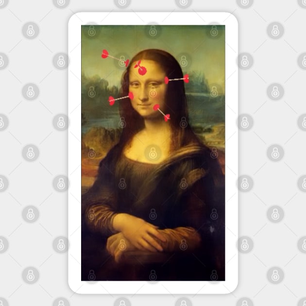 Gioconda - Mona Lisa instagram filters - Love Hearts Sticker by Uwaki